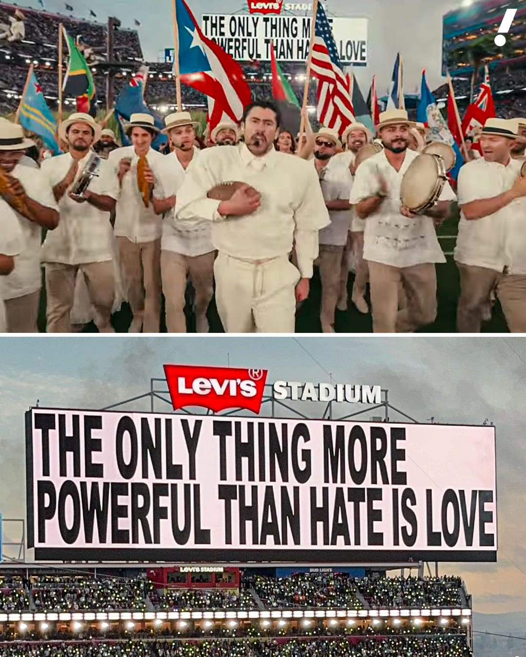 "The only thing more powerful than hate is love."