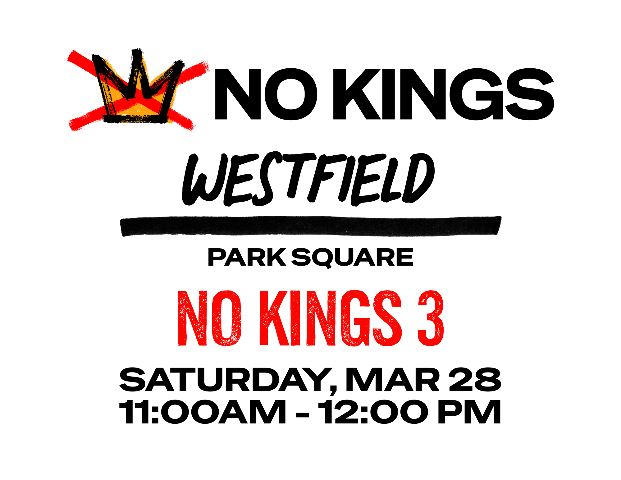 This Saturday: No Kings 3!