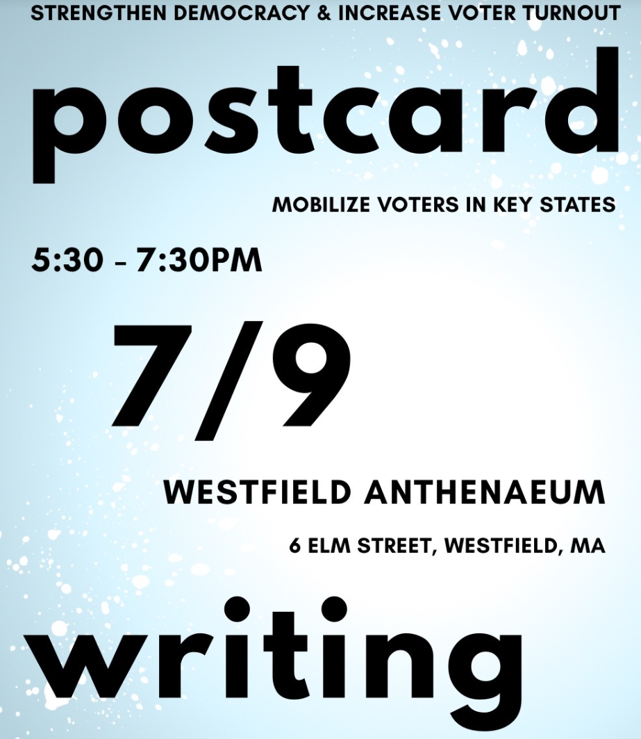 7/6 @ 6pm - City Council mtg, postcard writing 7/9, 530 @ the Athenaeum !