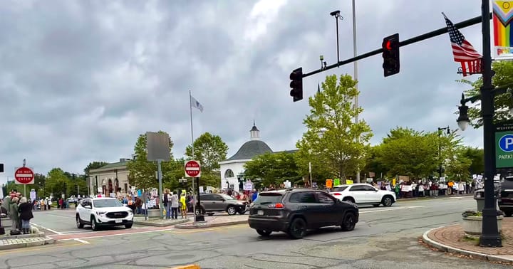 Flag Day Protest Packs Downtown Westfield: Thank You No Kings Friends, Old & New!