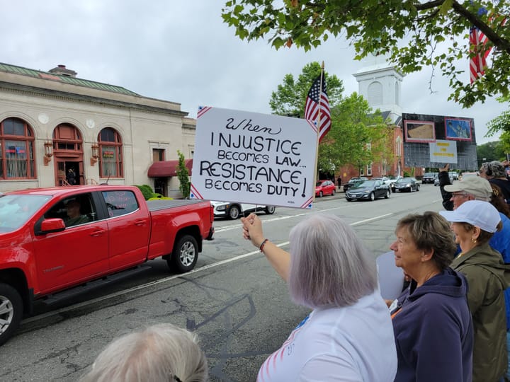 We gather to resist!